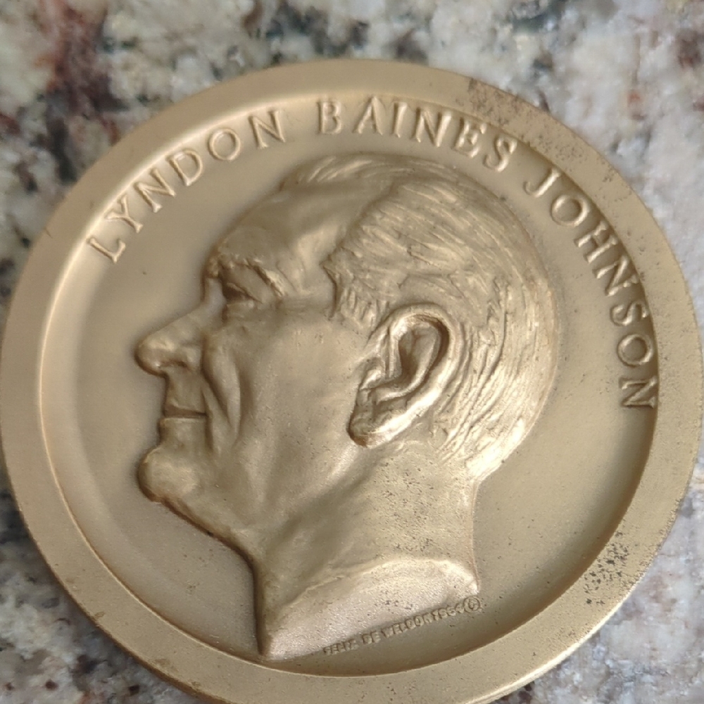 Gold Lyndon Baines Johnson Commemorative Coin